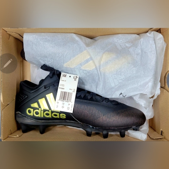 Adidas Freak 20 *RARE* Football Cleats Black/Gold Sz 10 Men NIB